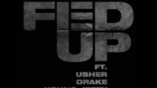 DJ Khaled - "Fed Up" [DIRTY CDQ] (ft. Usher,Young Jeezy,Rick Ross and Drake) [New Single 2009]