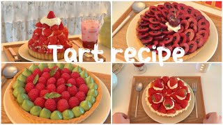 5 Homemade Red Fruit Tart Recipes | Strawberry Tart, Cherry Tart, Raspberry Tart