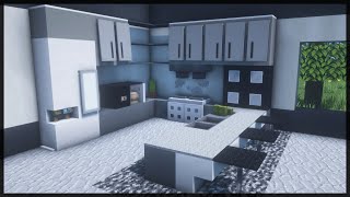 ⚒️ Minecraft : How to Make a Modern Kitchen