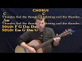 Thunder (Imagine Dragons) Guitar Cover Lesson with Chords/Lyrics