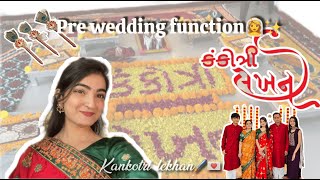 *Vlog* kankotri lekhan ✍️💌 || Pre wedding function 🌸|| Decoration #weddingseason #bridetobe #vlog