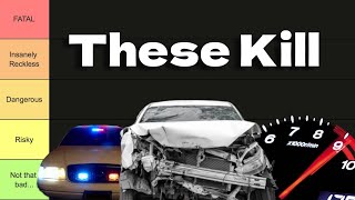 The Most DANGEROUS Driving Habits (Tier List)