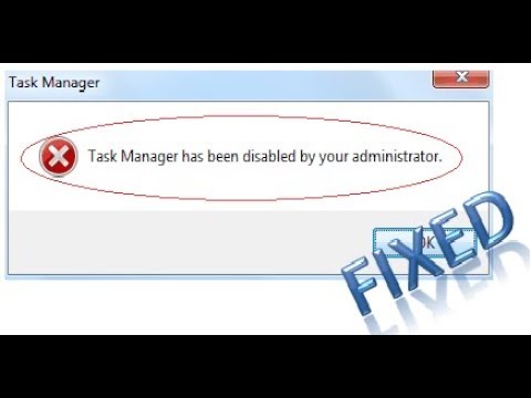 How To Fix Task Manager Has Been Disabled By Your Administrator Windows ...