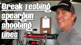 Coatesmans Spearfishing Line Break Test