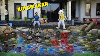 BIKIN KOLAM IKAN DI DEPAN RUMAH UPlIN?!