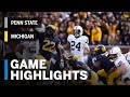 Highlights: Penn State Nittany Lions vs. Michigan Wolverines | Big Ten Football