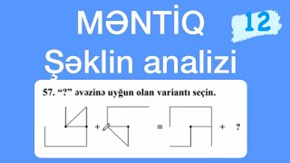 MƏNTİQ  - Şəklin analizi  #12k