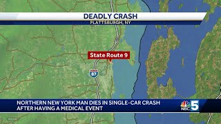 Peru, NY man dies in Plattsburgh crash, police say