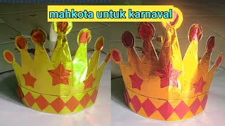 HOW TO MAKE A CROWN FROM CARTON PAPER | MPLS / CARNIVAL / STAGE HATT