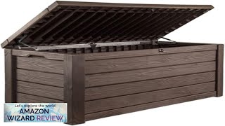 Keter Westwood 150 Gallon Plastic Backyard Outdoor Storage Deck Box for Patio Review