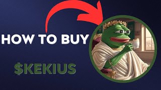 How To BUY $KEKIUS - KEKIUS MAXIMUS TOKEN CRYPTO COIN IN 60 SECONDS