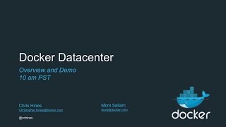 Docker Datacenter Demo - 10/18/16