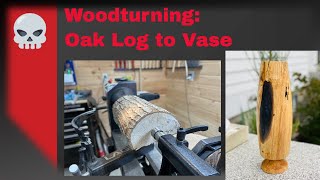 Woodturning: Log to Vase (Adding RESIN)