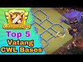 Top 5 Vatang August 2020 CWL War Bases. Th13 Best CWL War Bases. #clashofclans #supercell #coc