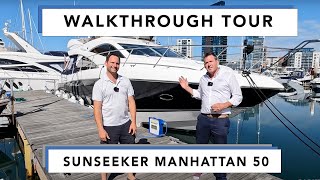 Sunseeker Manhattan 50 - Walkthrough Tour - One of the most sought after Sunseeker Boats!