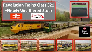 Great Deltan N gauge-A look at the new Revolution trains Class 321+Track laying and stock update