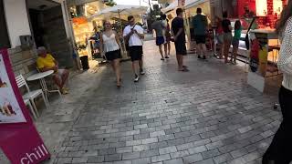 Thassos City Center Limenas Walking POV