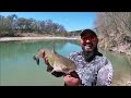 kayaking lampasas river at gravel crossing catch and cook * unexpected catches *