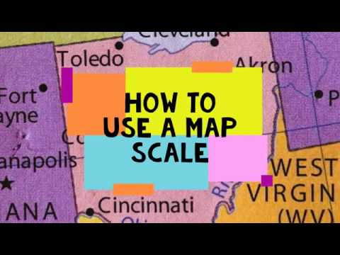 What is map scale?