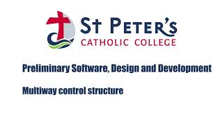 Multiway control structures