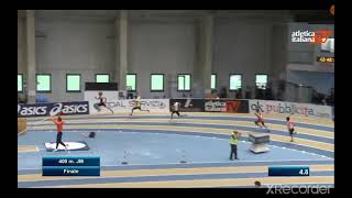 Tommaso Boninti record toscano juniores 400m indoor 48\