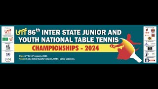 YGS U-19 RD/II | JENNIFER Varghese (MHR) V/S V. S Nithyasri (PON) | UTT 86th INTER STATE...