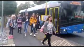 Timelapse:  OSW Kassel arrivals by bus