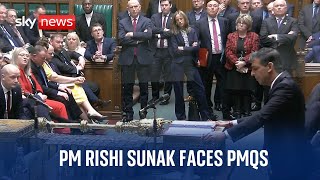 PMQs: Prime Minister Rishi Sunak faces questions by MPs