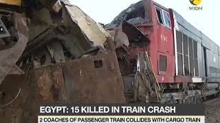 Egypt: 15 killed and 40  injured in train crash