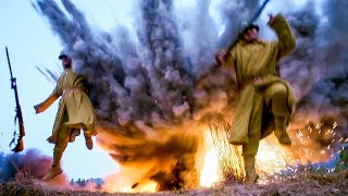 日軍挑選精銳部隊掃蕩根據地，卻不知游擊隊早已布下地雷陣，一波連環爆炸，大佐直接嚇跑了！【抗日】