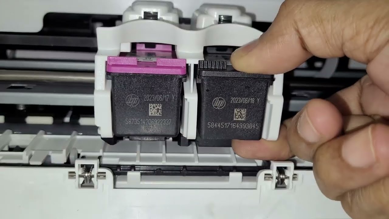 HP Inkjet Printer Not Printing - Ink Cartridge Clogged (Solved) - YouTube