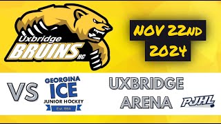 2024-11-22 Georgina Ice 9 at Uxbridge Bruins 4 Video Highlights