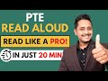 PTE Read Aloud - Read Like a Pro in Just 20 Minutes | Skills PTE Academic