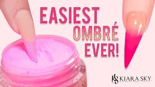 😍 Ombre Nail Tutorial For Beginners 💅🏼 l Easiest Baby Boomer Using Dip Powder 🎉