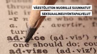 Nuorille suunnattua tietoa ja palveluita seksuaalisuudesta ja seksistä