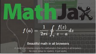 Mathjax tutorials part 03