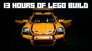 I built the 2,700 piece Lego Porsche GT3RS in one sitting!