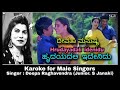 Hrudayadali Idenidu Karoke for Male Singers | Singers Dr. Rajkumar and Manjula Gururaj