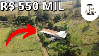 CHÁCARA DO JOÃO CASA GRANDE GALPÃO AMPLO TERRA ROXA ÁGUA FRUTAS HORTA E BOSQUE R$ 550 MIL-Cód:2462