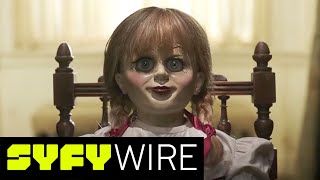 Annabelle: Creation Stars On The Creepy Doll and Pure Terror | San Diego Comic-Con 2017 | SYFY WIRE