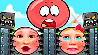 МИСТЕР МАКС СТАЛ КРАСНЫМ ШАРИКОМ ! СПАСЕНИЕ МИСС КАТИ ! Red Ball 4 Мультик про Красный ШАР для детей
