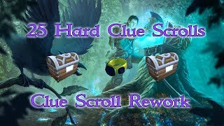 Runescape Loot From 25 Hard Clue Scrolls Clue Scroll Rework