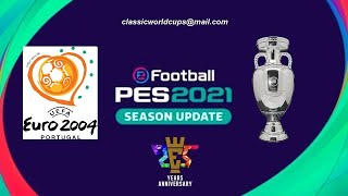 eFootball PES 2021 SEASON UPDATE UEFA EURO 2004 OPTION FILE PS4