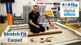 FITA DIGITAL VIRTUAL DEMOS - Stretch fit carpet installation with Dan Jones