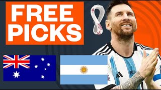 Argentina vs Australia Best Bets | World Cup 2022 | Match Predictions