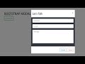 Create a Modal With HTML & BOOTSTRAP 4