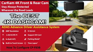 cp plus 4k dash camera CP-F83-B CPPLUS 4K Dashcam #CarKam #dashcam #cpplus #adas #4k