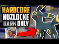 CAN I BEAT A POKÉMON PLATINUM HARDCORE NUZLOCKE WITH ONLY DARK TYPES!? (Pokémon Challenge)