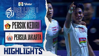 Highlights - Persik Kediri VS Persija Jakarta | BRI Liga 1 2023/24
