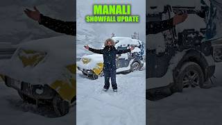 Manali Snowfall Update: Surviving a Blizzard in My Mahindra Thar 🚙❄️ | Extreme Winter Survival!